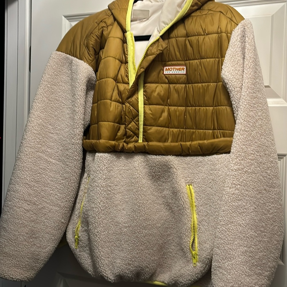 MOTHER | The Sher-Puff Zip Pullover
